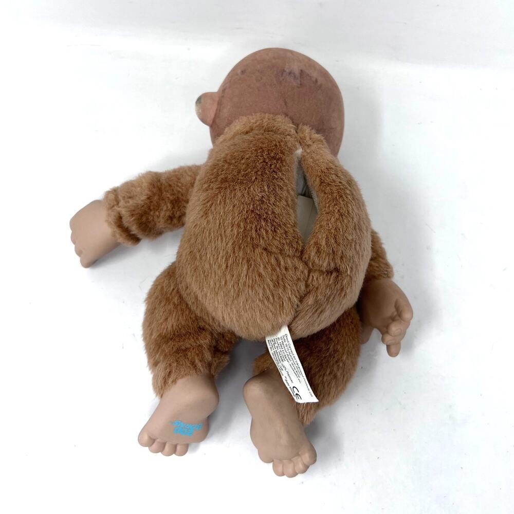 Zoo Borns Baby Monkey Flocked Head Plush Retro 90s Toy Vintage 1994 Ed Kaplan - Picture 4 of 9